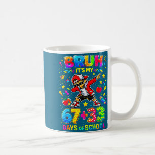 Bruh 67 33 days of school funny boys kids 100th da coffee mug