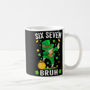 Bruh 67 meme st patrick's day six seven kids boys coffee mug
