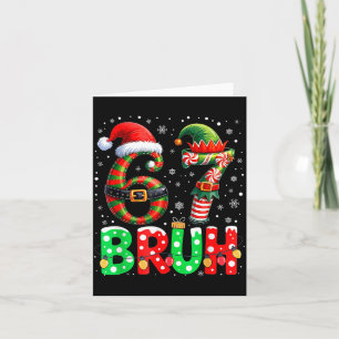 Bruh 67 Six Seven 6 7 Meme Christmas Funny Boy Gir Card