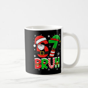 Bruh 67 Six Seven 6 7 Meme Christmas Funny Boy Gir Coffee Mug