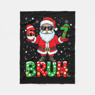 Bruh 67 Six Seven 6 7 Meme Christmas Funny Boy Gir Fleece Blanket