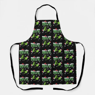 Bruh 67 Six Seven 6 7 Meme Christmas Funny Gen Apron