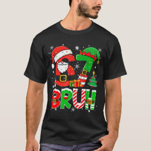 Bruh 67 Six Seven 6 7 Meme Funny Christmas Boys Gi T-Shirt