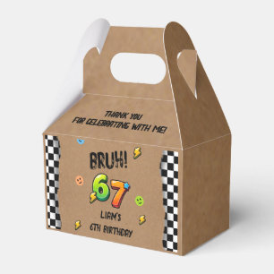 Bruh 6 7 Boys Birthday Favour Box