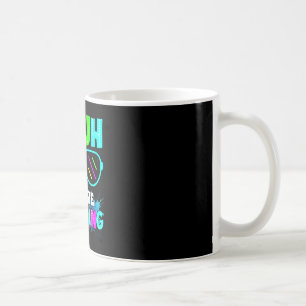 Bruh are glowing in glowing era group team colorfu coffee mug