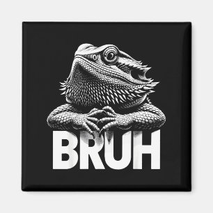 Bruh Bearded Dragon Magnet