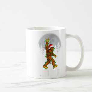 Bruh Bigfoot Christmas Shirt Christmas Tree Xmas S Coffee Mug