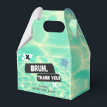 Bruh Boy Summer Pool Party Birthday Favour Box<br><div class="desc">Grunge style Bruh,  you in? birthday favour box. Perfect for boy's summer pool parties.</div>