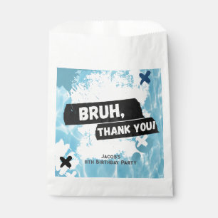Bruh Boy Summer Pool Party Birthday Thank You Favour Bag