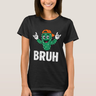 Bruh Cactus Funny Cinco De Mayo Dab Cactus Mens Bo T-Shirt