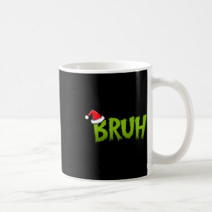 Bruh Christmas Kids Teens Boys Funny Christmas Hum Coffee Mug