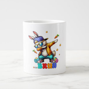 Bruh Dab Bunny Easter Funny Large Coffee Mug