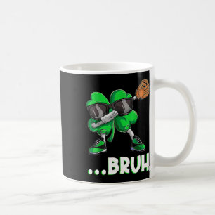 Bruh Dabbing Shamrock Sell St Patricks Day Men Boy Coffee Mug