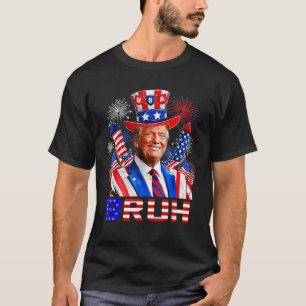 BRUH Donald Trump Patriotic Firework 4th Of July F T-Shirt