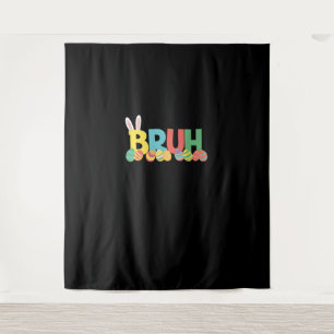 Bruh Easter Bunny Cute Meme For Kids _11 Tapestry