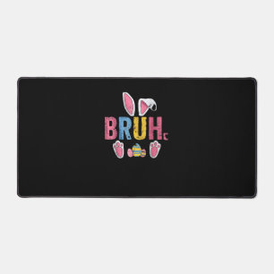 Bruh Easter Bunny Cute Meme For Kids _7 Desk Mat