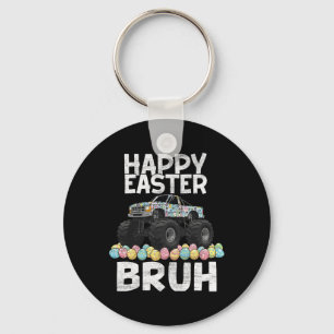 Bruh Easter Day Rabbit Bunny Happy Easter Monster Key Ring