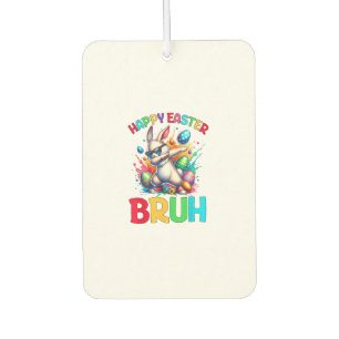 Bruh Easter Eggs Teens Boys Kids Easter Bunny East Car Air Freshener