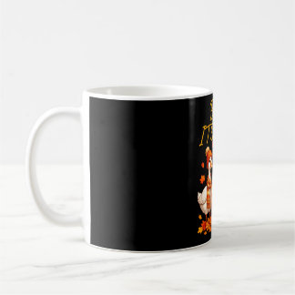 Bruh fall goose pumpkin spice thanksgiving autumn coffee mug