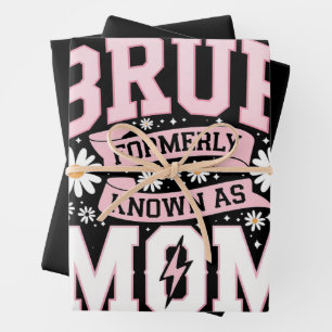 Bruh Formerly Known As Mum Mother's Day Wrapping Paper Sheet