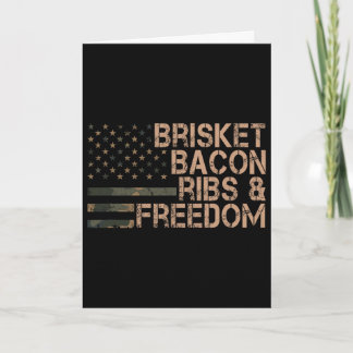 Bruh Fourth 4th Of July Eagle American Patriotic M Card