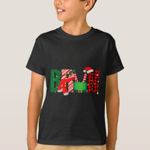 Bruh Funny Christmas For Kids Boys Bruh Xmas Light T-Shirt