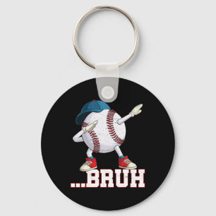 Bruh Funny Dabbing Sell Players Gift Boys Girls Ki Key Ring