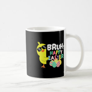 Bruh Funny Happy Easter Clroom Teacher School Squa Coffee Mug