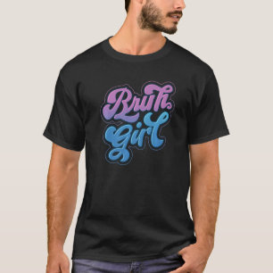 Bruh Girl Pastel Goth Aesthetic Egirl Skater Girl  T-Shirt