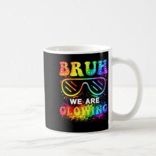 Bruh Glowing in Glowing Era Group Team Groovy Coffee Mug