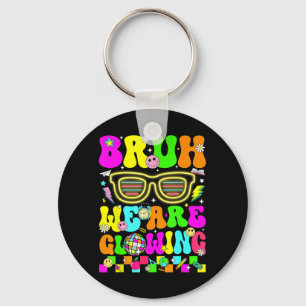 Bruh Glowing in Glowing Era Hello Summer Vacation Key Ring