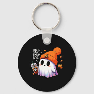 Bruh I Mean Boo Funny Halloween Costumes Men Women Key Ring