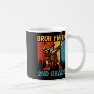 Bruh I'm In 2nd Grade Second Grade Dabbing Boy Stu Coffee Mug