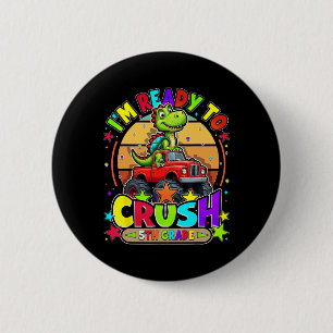 Bruh I'm In 5th Grade Dabbing Boys Kids Gamer Ck T 6 Cm Round Badge