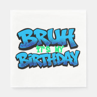 Bruh It’s My Birthday Napkins |