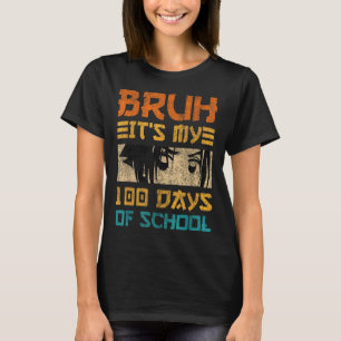 Bruh Its My 100 Days Of School Japan Kawaii Manga T-Shirt