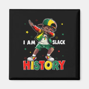 Bruh It's The Black History Month African Dabbing Magnet