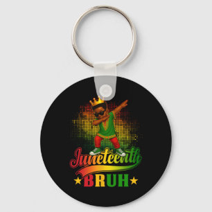 Bruh Juneteenth 1865 Black Freedom Black Prince Af Key Ring