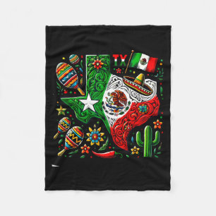 Bruh Lets Fiesta Cinco Mayo Pinata Funny Mexican B Fleece Blanket