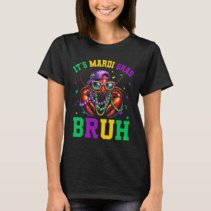 Bruh Mardi Gras Crawfish Boys Kids Mardi Gras 2 T-Shirt