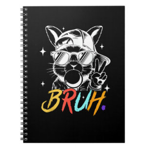 Bruh Meme Easter Cool Bunny Face Sunglasses Men Bo Notebook