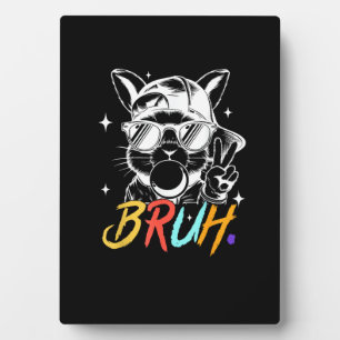 Bruh Meme Easter Cool Bunny Face Sunglasses Men Bo Plaque