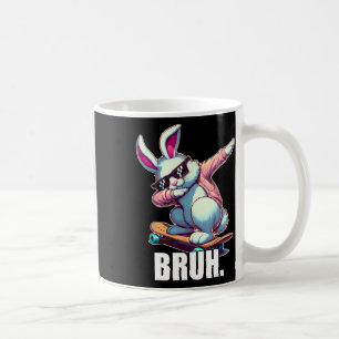 Bruh Meme Easter Day Funny Bunny Eggs Teens Boys K Coffee Mug