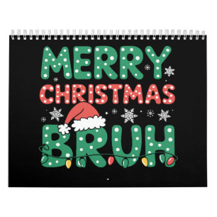 Bruh Meme Funny Saying Bro Greeting Christmas Calendar