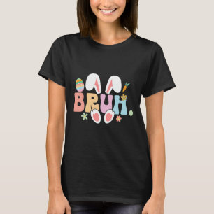 Bruh Meme Funny Saying Bro Greeting Teens Boys Eas T-Shirt