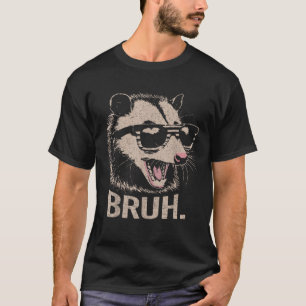 Bruh Opossum Funny Sunglasses Possum Lover Teens S T-Shirt