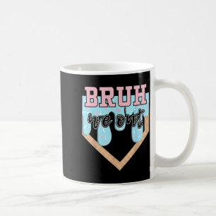 Bruh Out Baseball Drip Last Day Of School Summer Coffee Mug