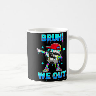 Bruh out boys soccer dabbing last day of schoolBru Coffee Mug