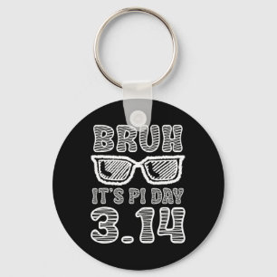 Bruh Pi Day 3.14 Pi Symbol Funny Pi Day Teachers M Key Ring