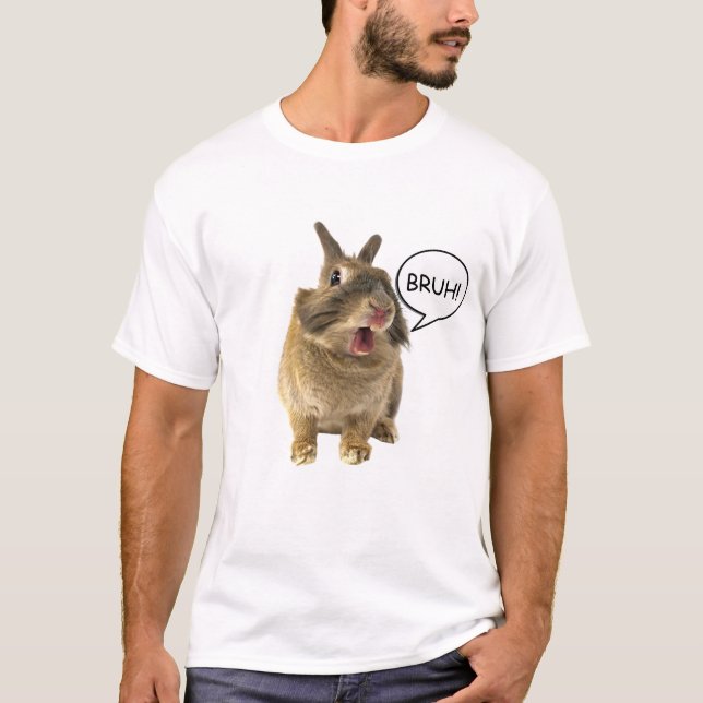 BRUH RABBIT TEE SHIRT (Front)